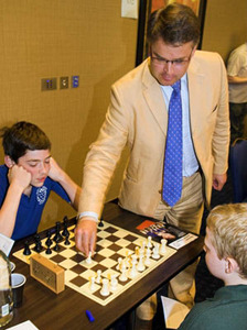 English MP Tim Loughton at the 2007 Ireland-Sussex junior international match