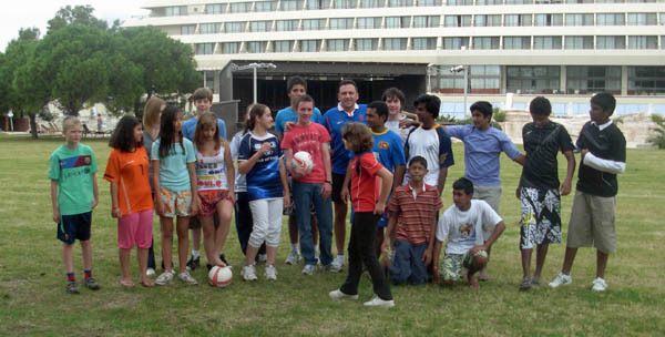 Ireland v. Sri Lanka football match, World Youth Championships, Halkidiki, Greece