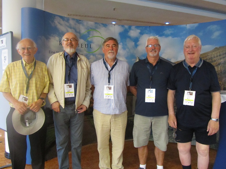 Irish team at World Team Championship 65+ 2016. From right: Ray Byrne, Tim Harding, Jim Murray, Patrick Daly and Matt O'Leary