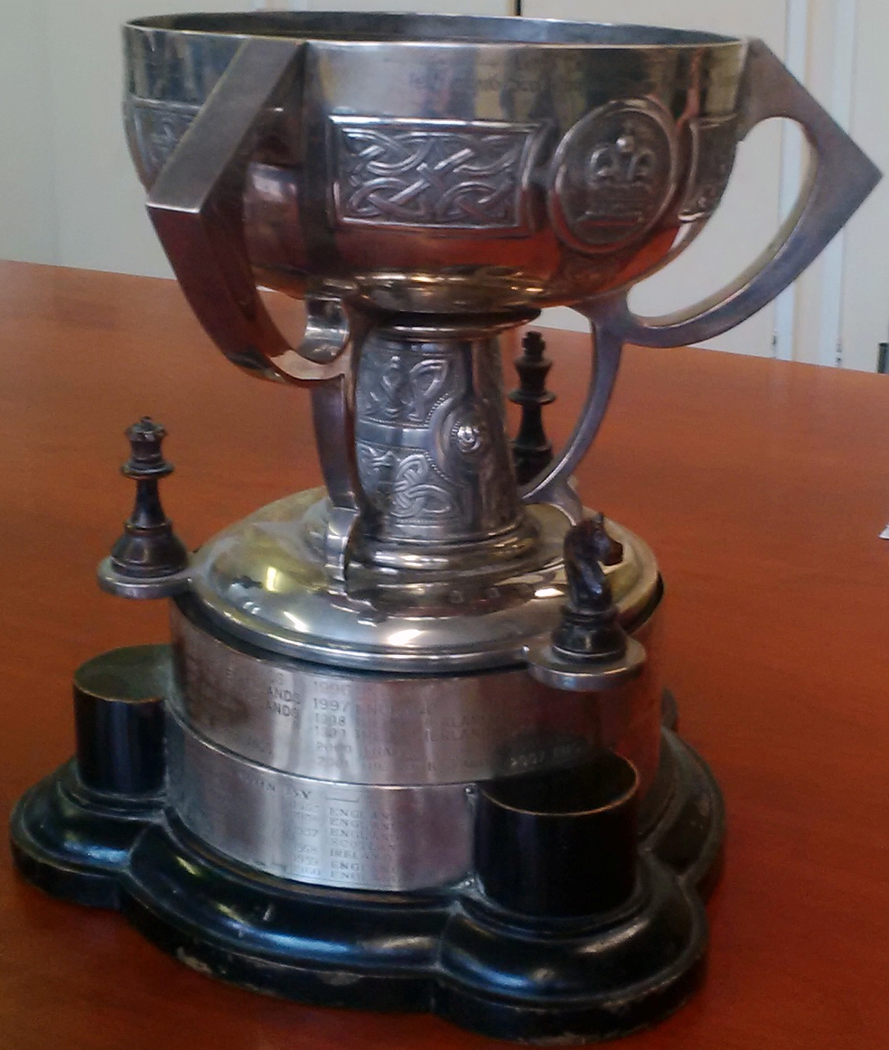 Photo of the original glorney cup trophy