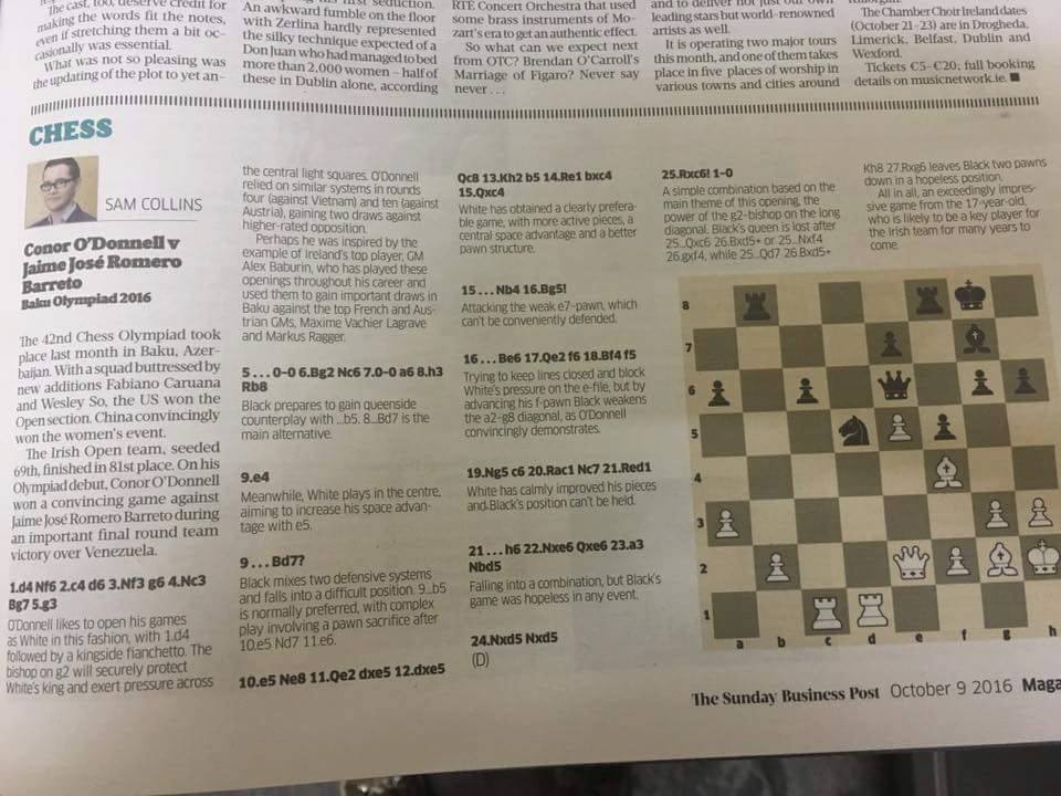 Sam Collins: Sunday Business Post