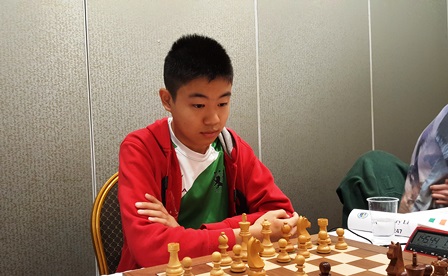 Henry Li, at the Irish Championship