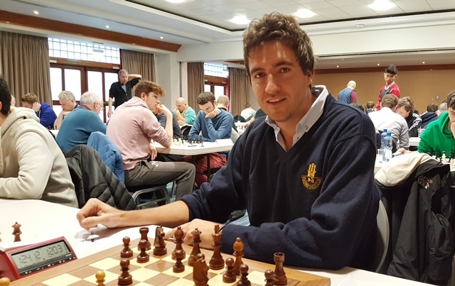 Sebastien Maze in "the jumper" at the Kilkenny Masters
