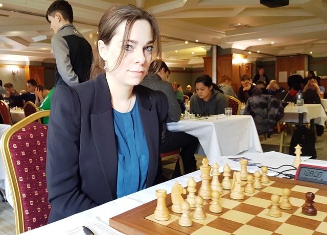 Dina Belenkaya, WGM from Russia at the Bunratty Masters