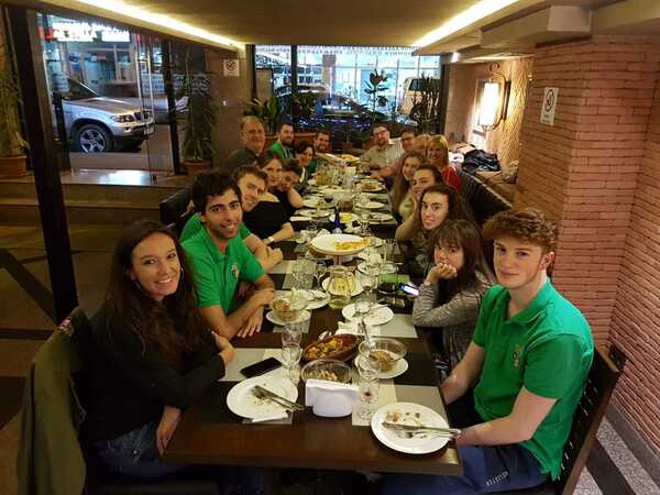 Team Ireland Dinner (with Fiona)
