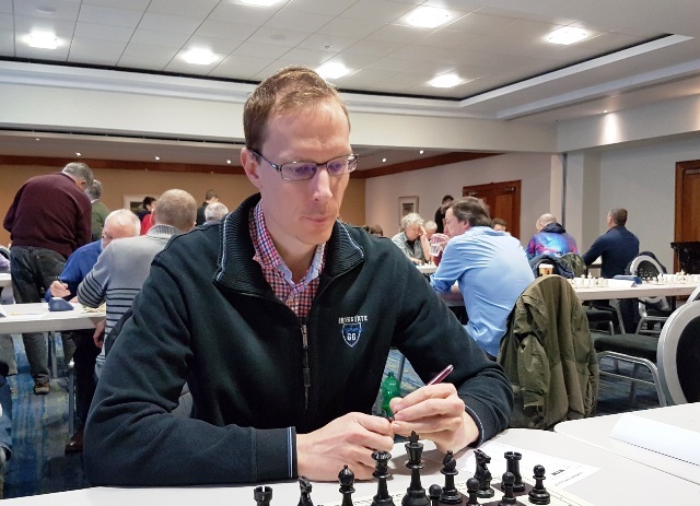 Dusan Schwarz IM from Slovakia, at the Kilkenny Masters