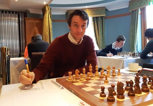 Luke McShane at the Bunratty Masters