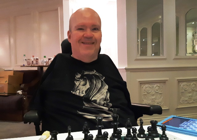 Paul Anderson, a regular player at the Bunratty Chess Festival