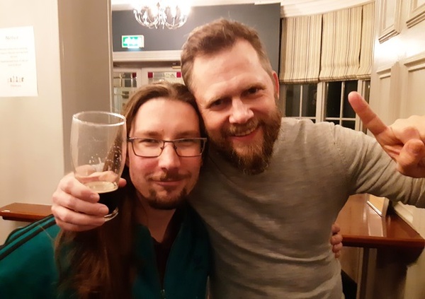 Tomslav Marosevic and Oddbjorn Sjogren from Norway