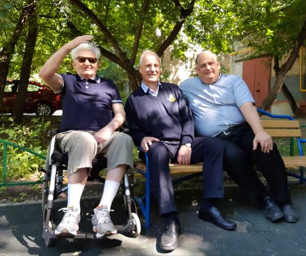 Boris Spassky Meeting Alex Baburin and Maurice Buckley (again)