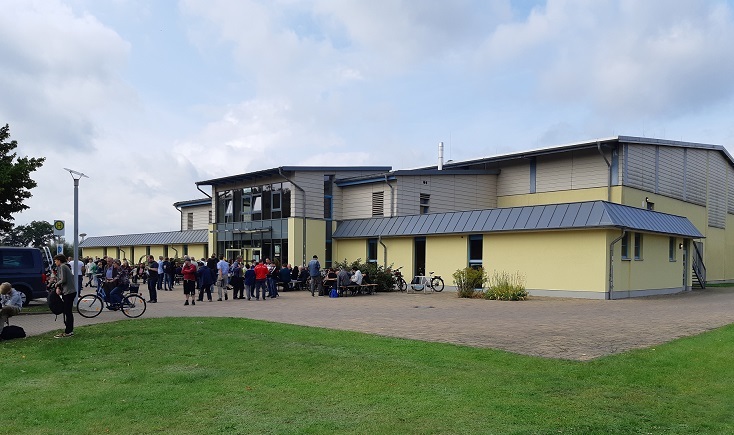 The venue for the "ran an der Turm" event