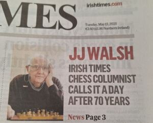 JJ Walsh calls it a day