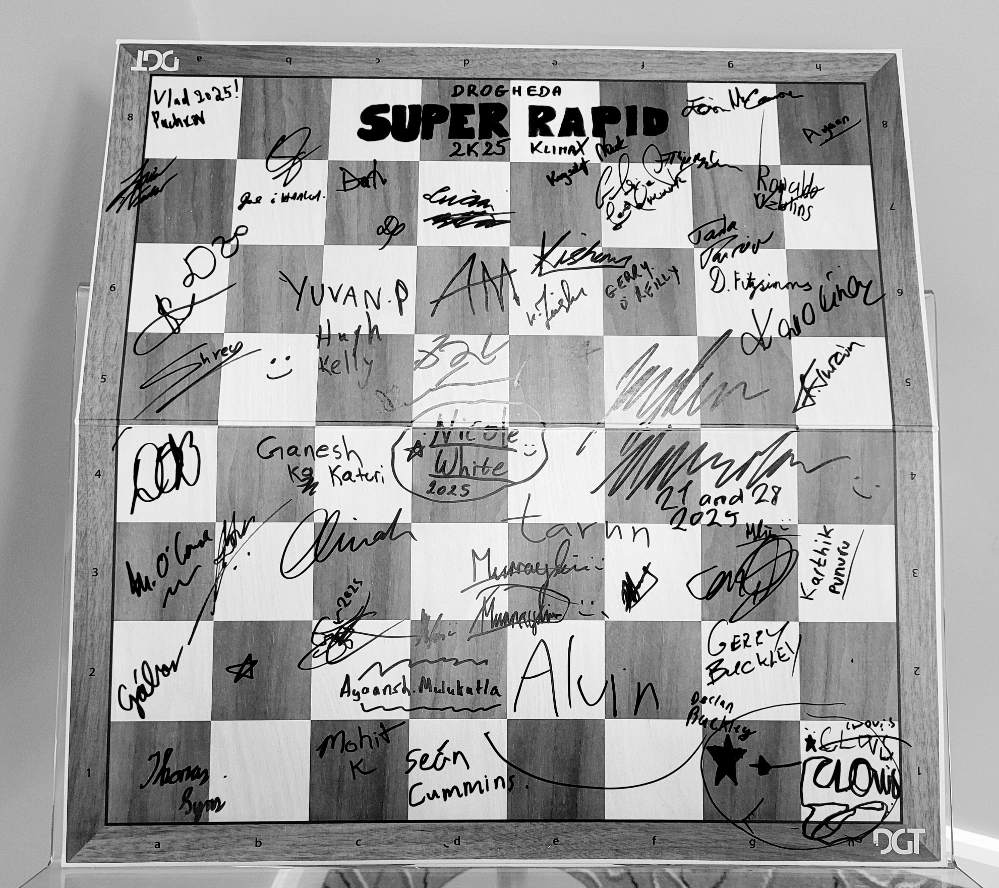 Drogheda Super Rapid 2K25 KlimaX Signature Board