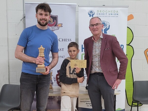 Drogheda Chess Congress 2026: O'Boyle Championship - Winners Jacob Nelson and George White